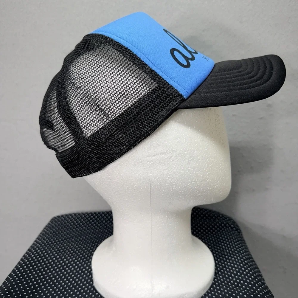 Aloha Hawaii Trucker Hat Blue Black Mesh‎ Snapback Hawaiian Headwear Cap